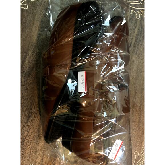 Men's Bruno Marc Square Toe Brown Leather Dress Shoes- Size 13 - Picture 8 of 8